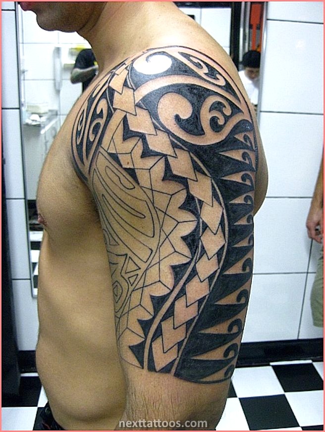 Mens Tribal Arm Tattoos Pictures