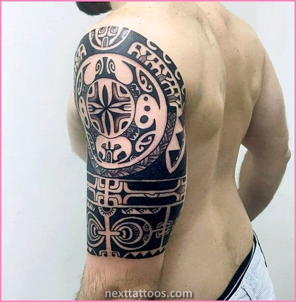 Mens Tribal Arm Tattoos Pictures