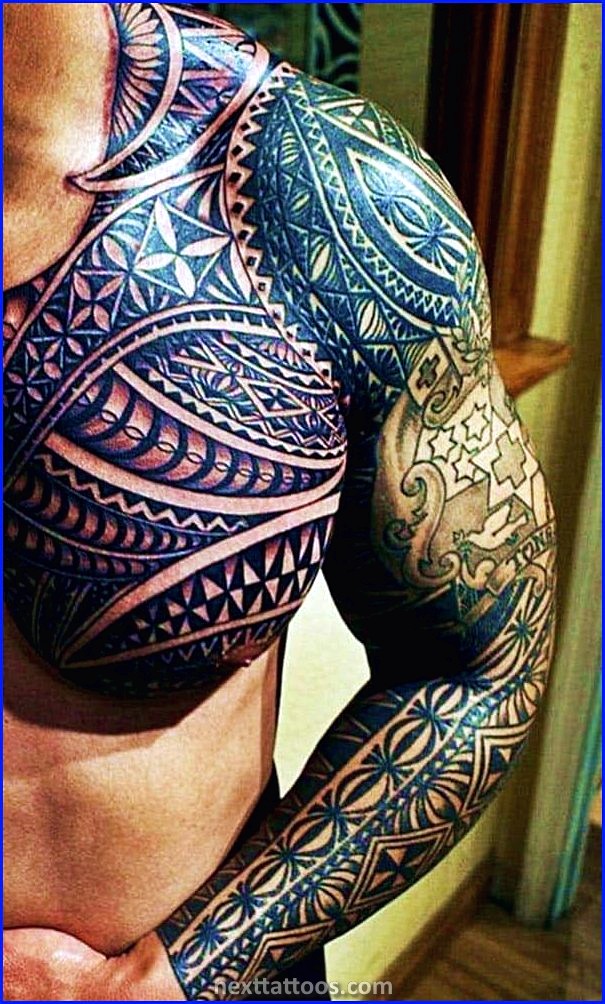 Mens Tribal Arm Tattoos Pictures