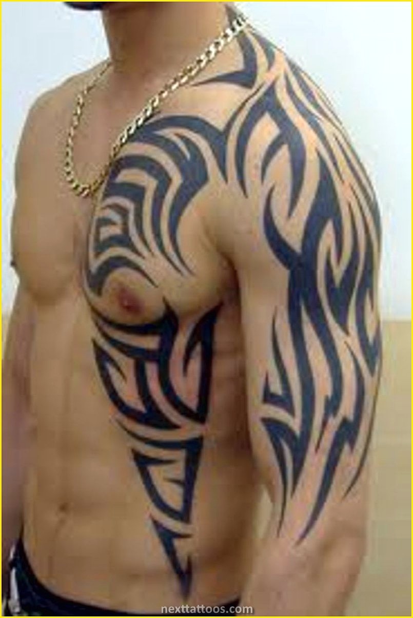 Mens Tribal Arm Tattoos Pictures