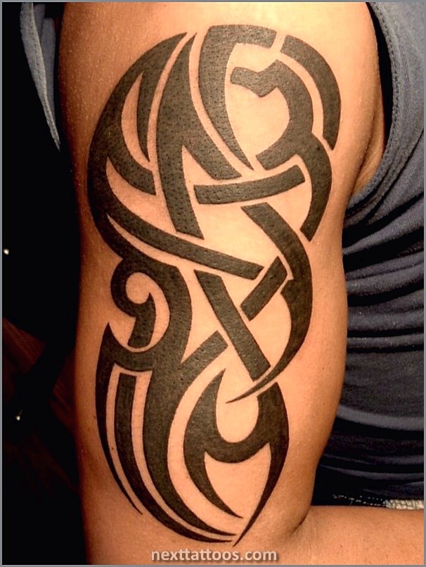 Mens Tribal Arm Tattoos Pictures