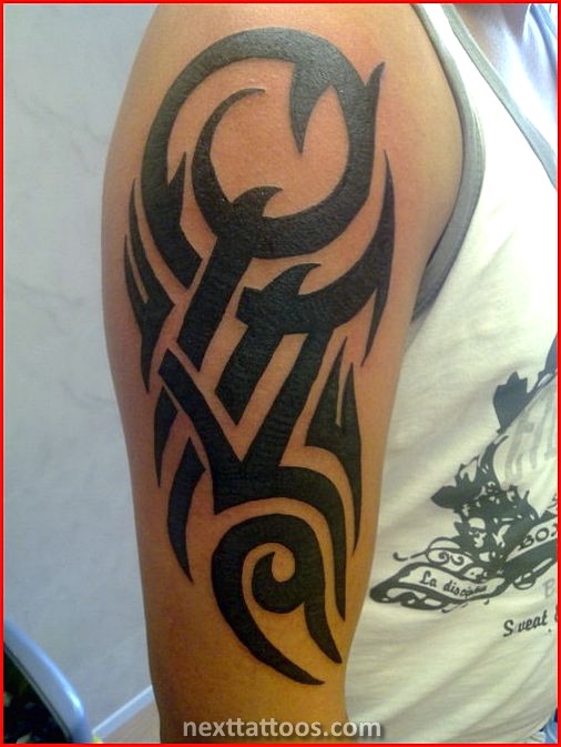 Mens Tribal Arm Tattoos Pictures