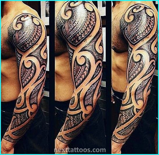 Mens Tribal Arm Tattoos Pictures