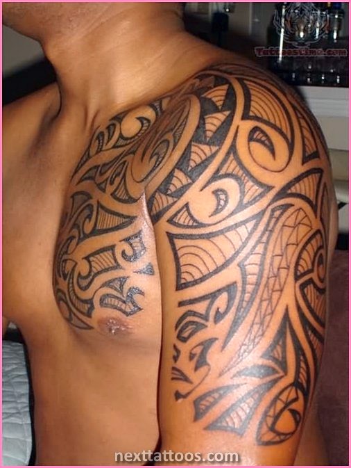 Mens Tribal Arm Tattoos Pictures