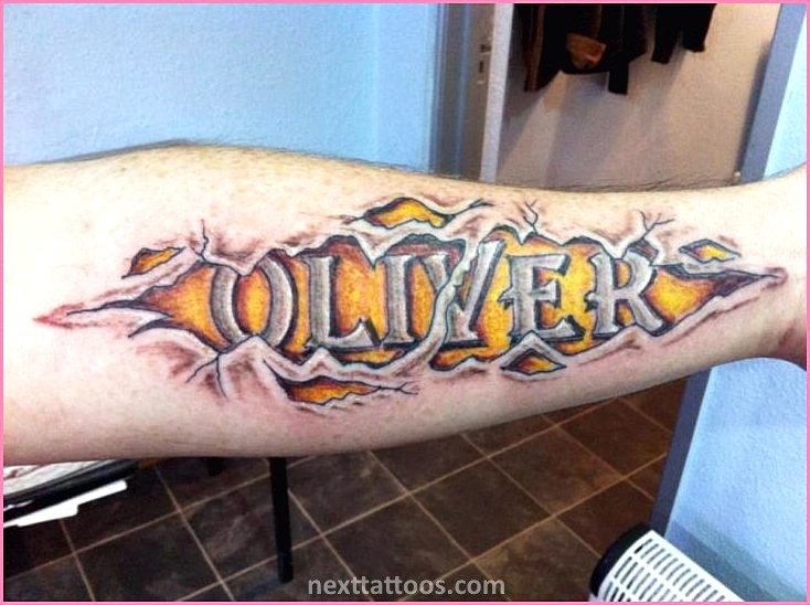 Name Tattoos on Arm Small