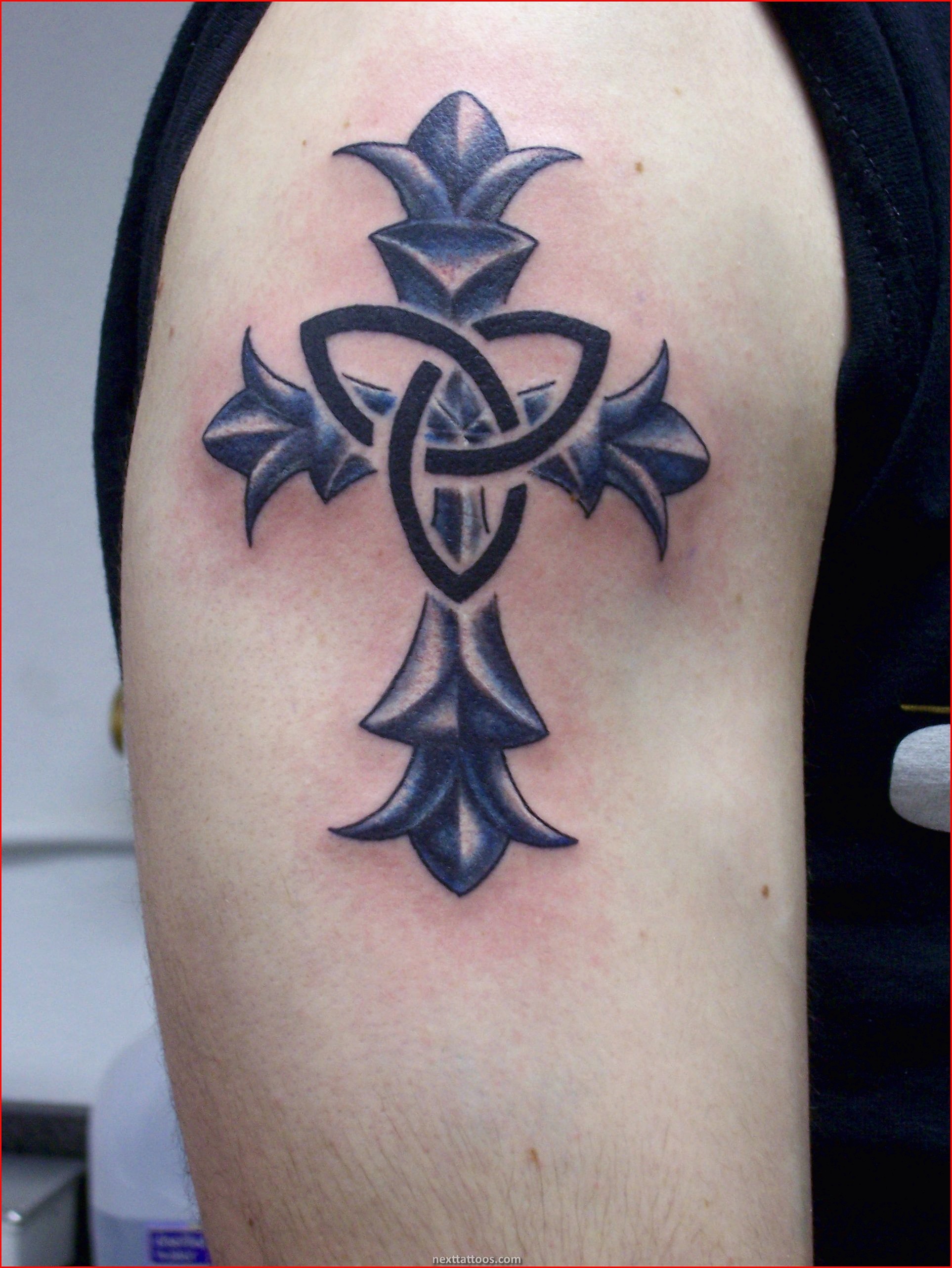 Arm Cross Tattoos - Why Arm Cross Tattoos With Clouds Are Popular