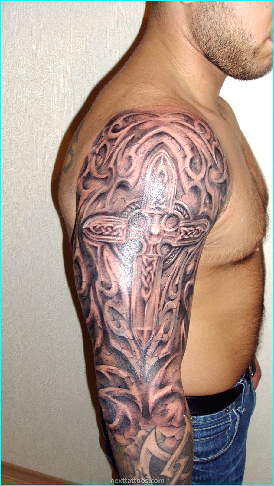 Arm Cross Tattoos - Why Arm Cross Tattoos With Clouds Are Popular