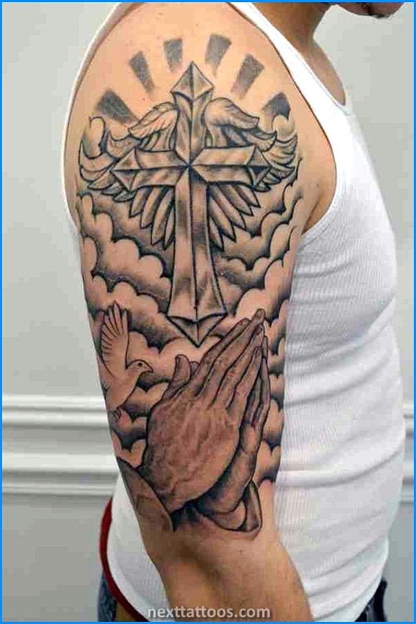 Arm Cross Tattoos - Why Arm Cross Tattoos With Clouds Are Popular