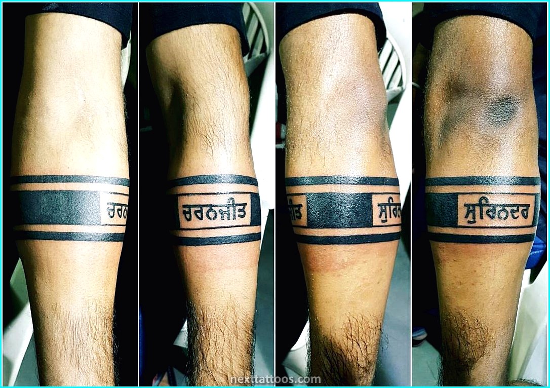 Arm Band Tattoos For Guys