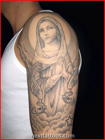 Religious Arm Tattoos For Guys
