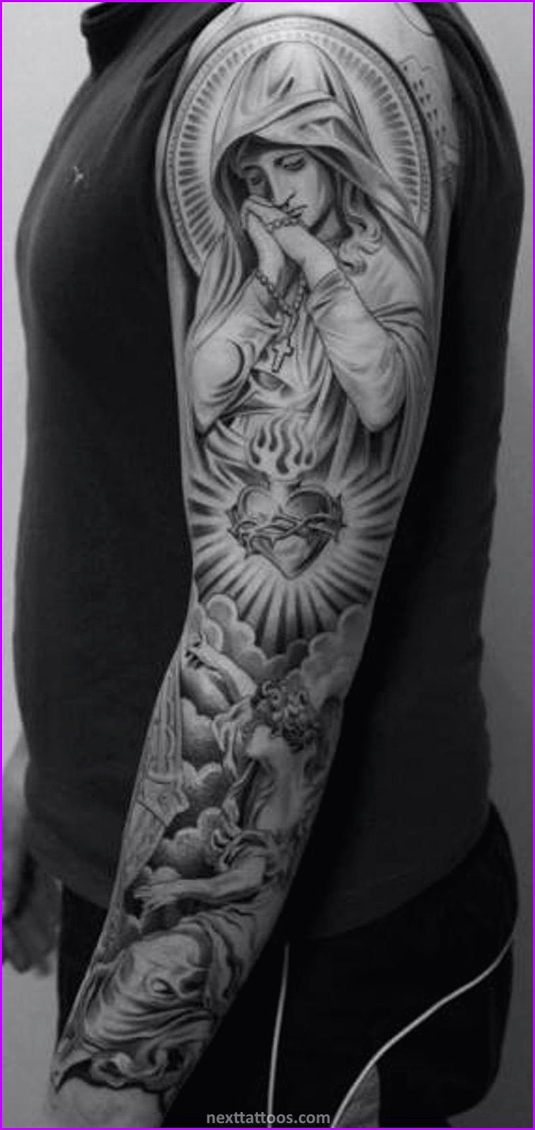 Religious Arm Tattoos For Guys