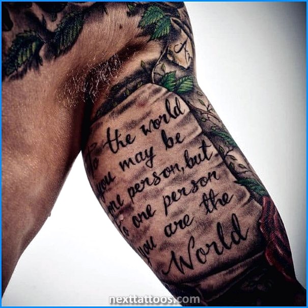 Inner Arm Tattoos For Men