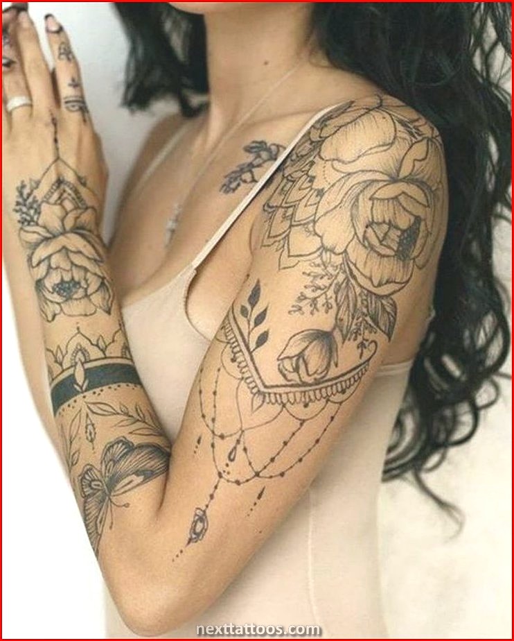 Feminine Arm Tattoos - Unique Designs For Women's Sleeves