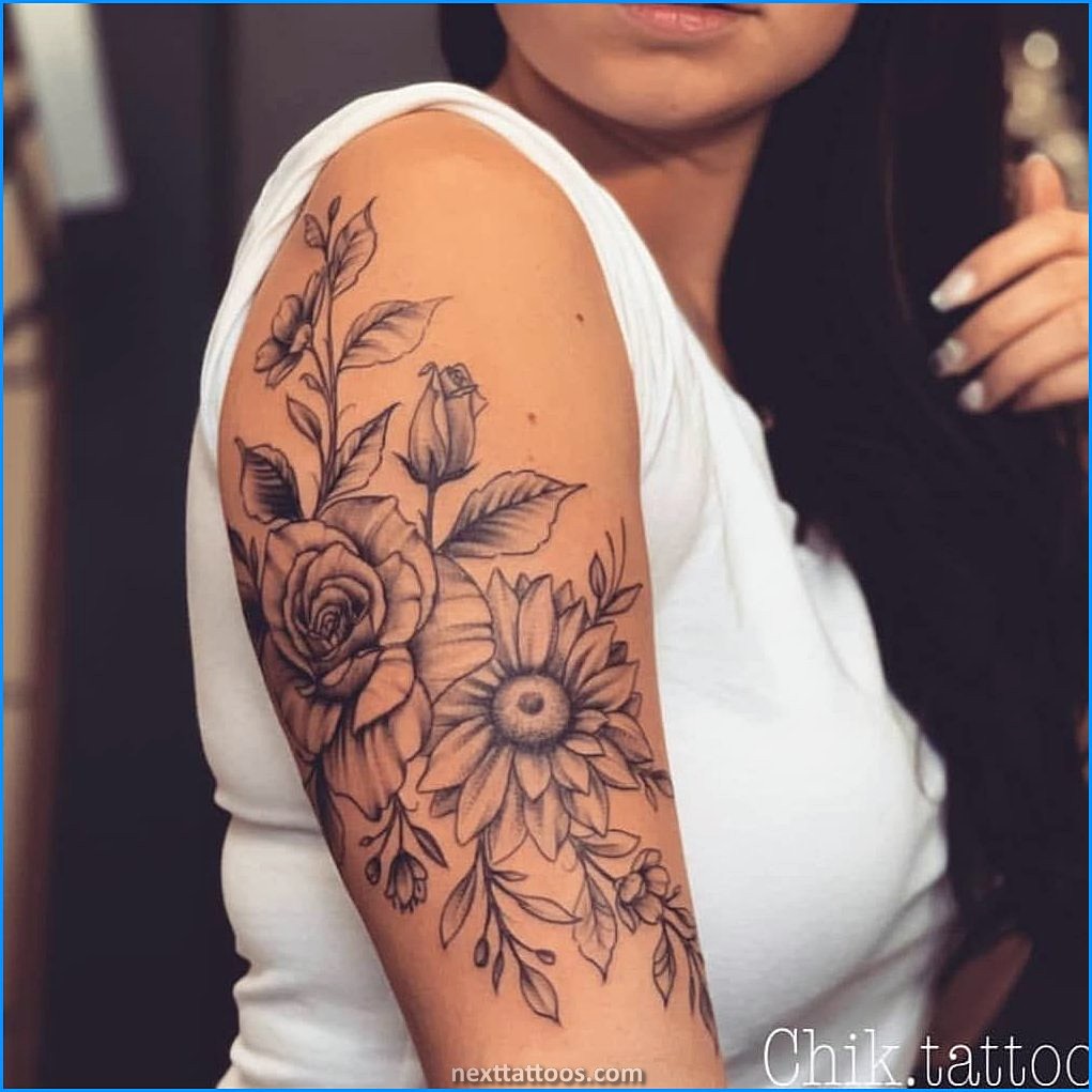 Women's Classy Upper Arm Tattoos