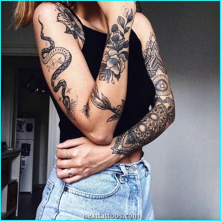 Women's Classy Upper Arm Tattoos