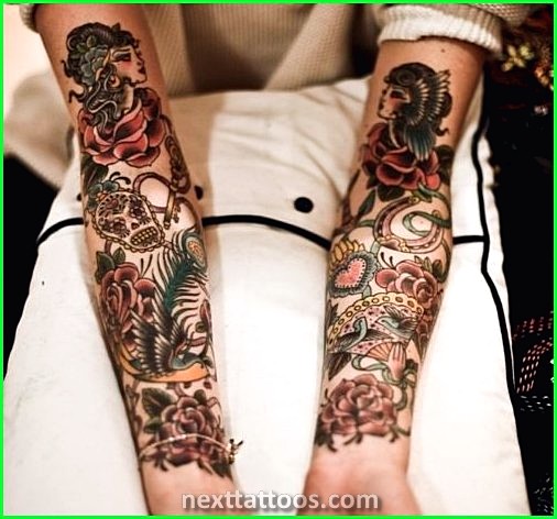 Women's Classy Upper Arm Tattoos