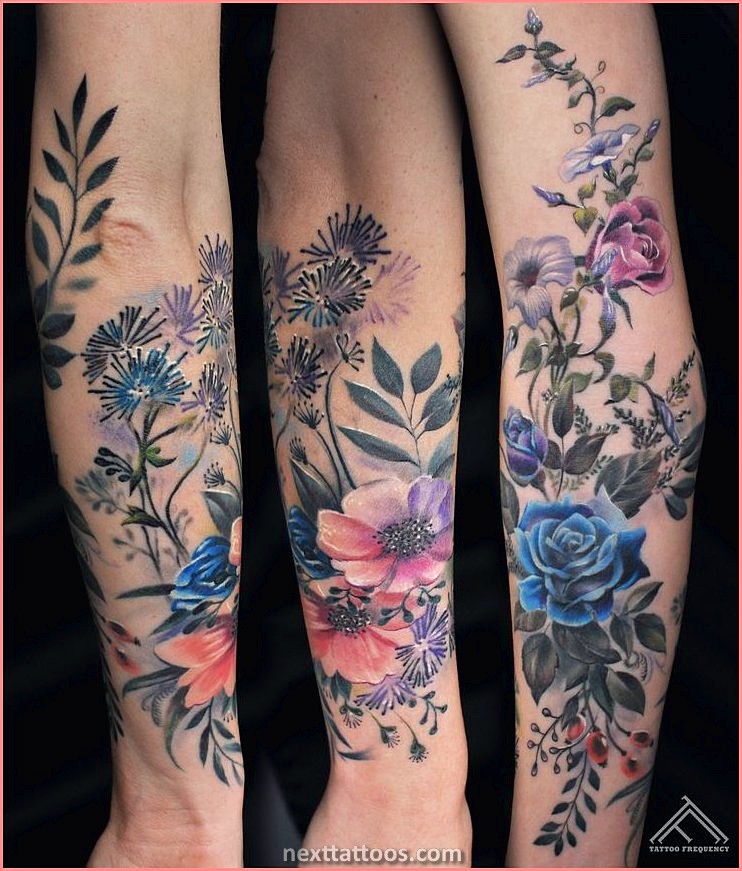 Women's Classy Upper Arm Tattoos