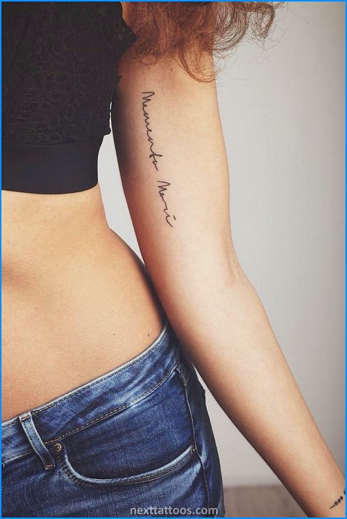 Women's Classy Upper Arm Tattoos