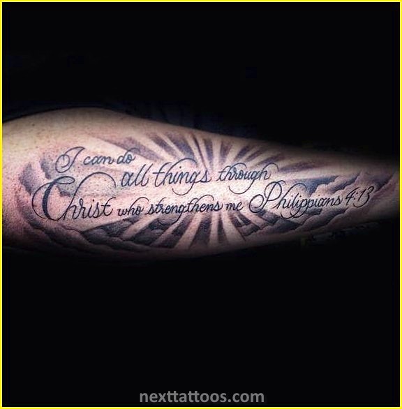 Bible Verse Tattoos on Arms