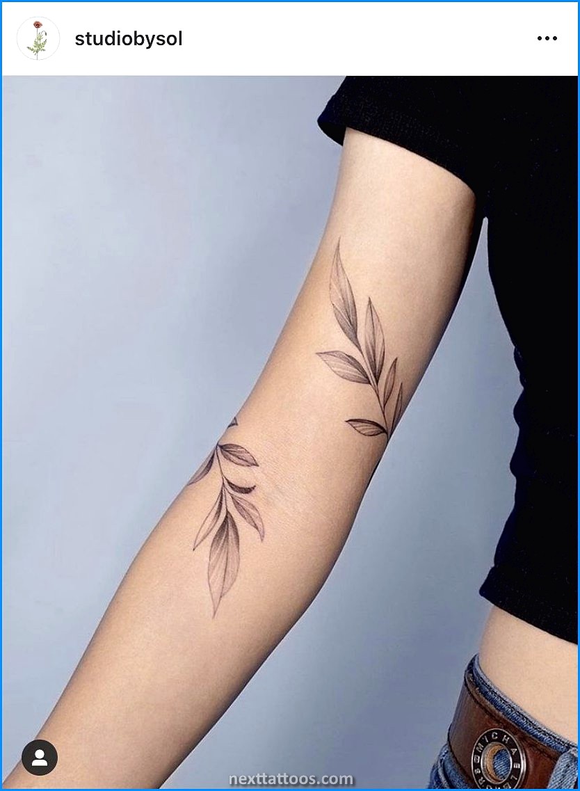 Wrap Around Arm Tattoos For Females