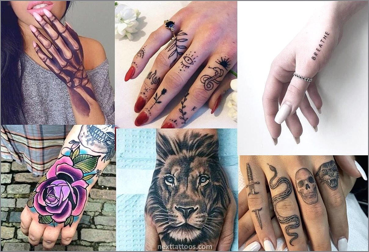 Ladies Hand and Arm Tattoos