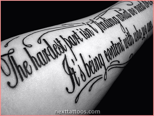 How to Choose the Best Writing Tattoos on Arm