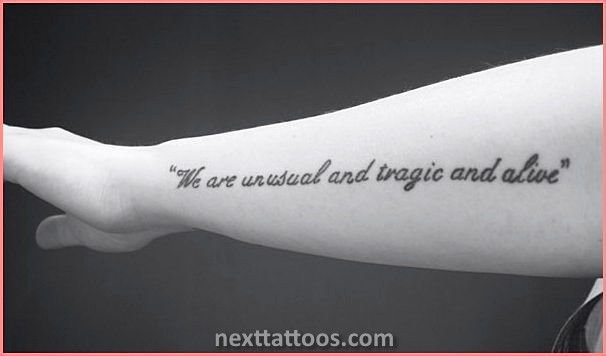 How to Choose the Best Writing Tattoos on Arm