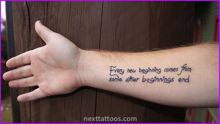 How to Choose Quote Tattoos on Your Arm