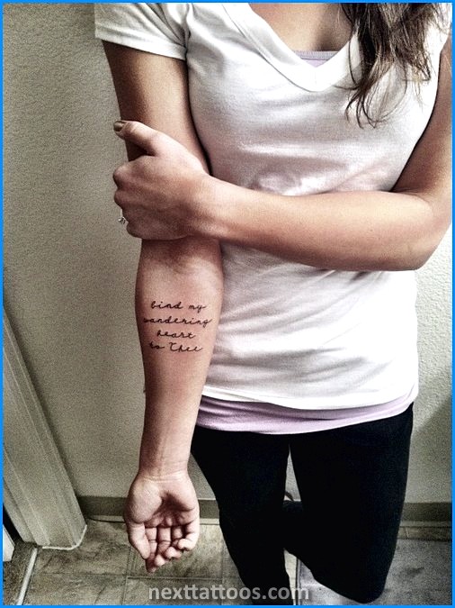 How to Choose Quote Tattoos on Your Arm