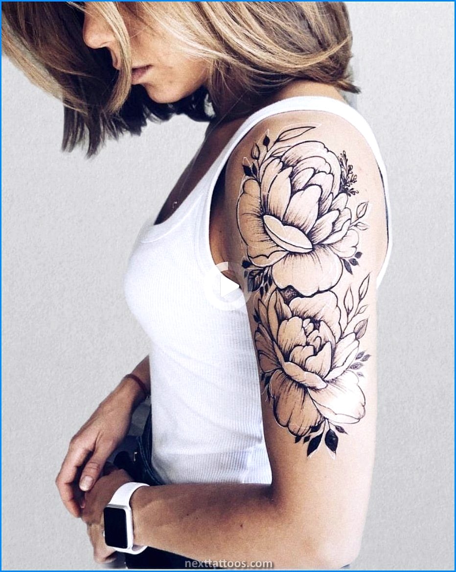 Classy Upper Arm Tattoos For Females