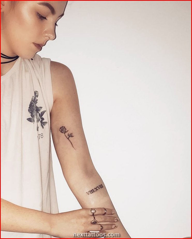 Classy Upper Arm Tattoos For Females