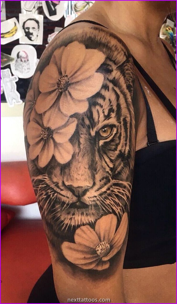 Classy Upper Arm Tattoos For Females