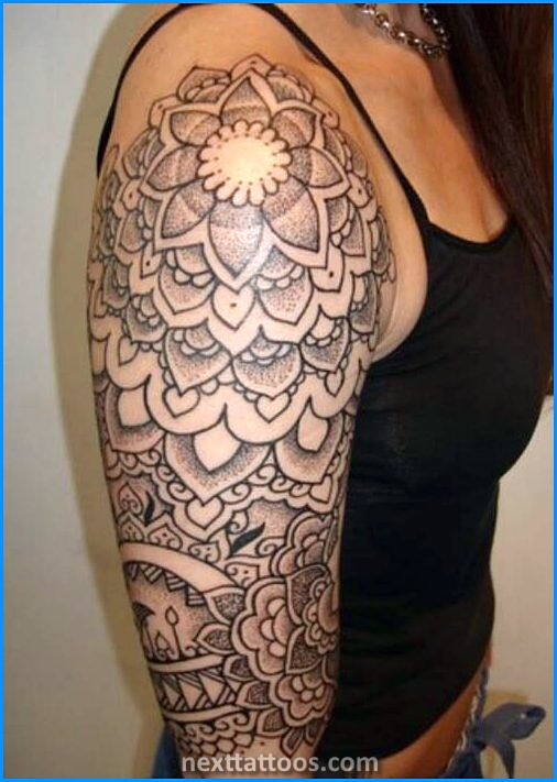 Classy Upper Arm Tattoos For Females