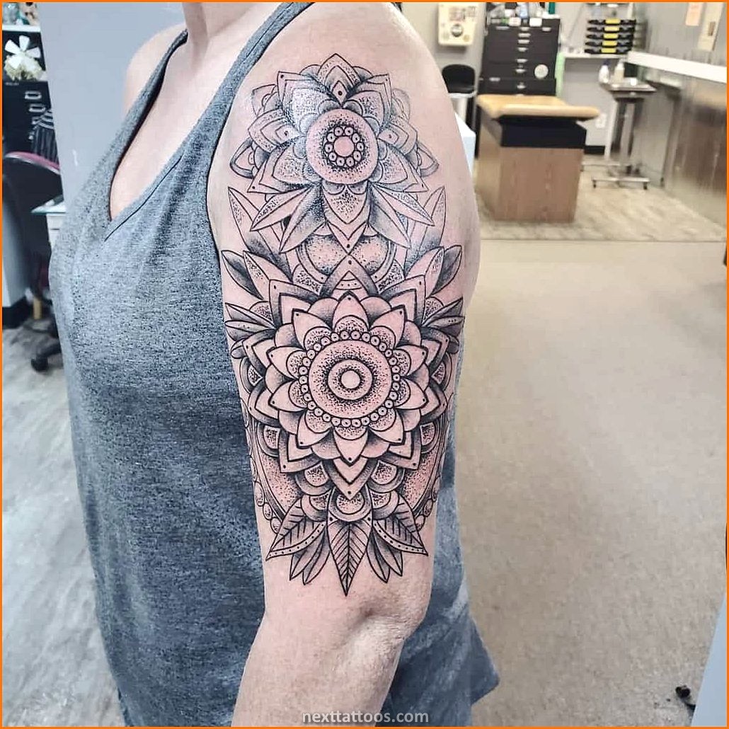 Classy Upper Arm Tattoos For Females