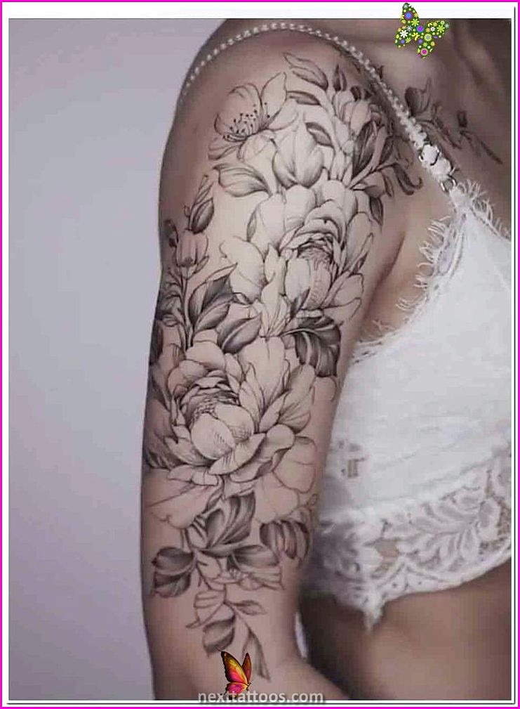 Classy Upper Arm Tattoos For Females