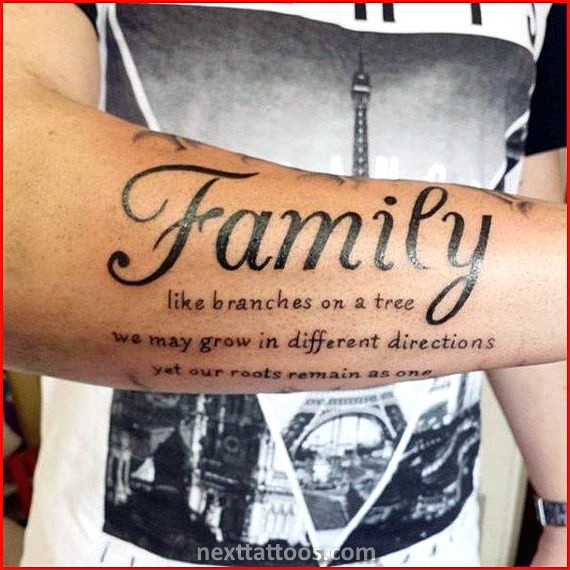 Family Tattoos on Arm