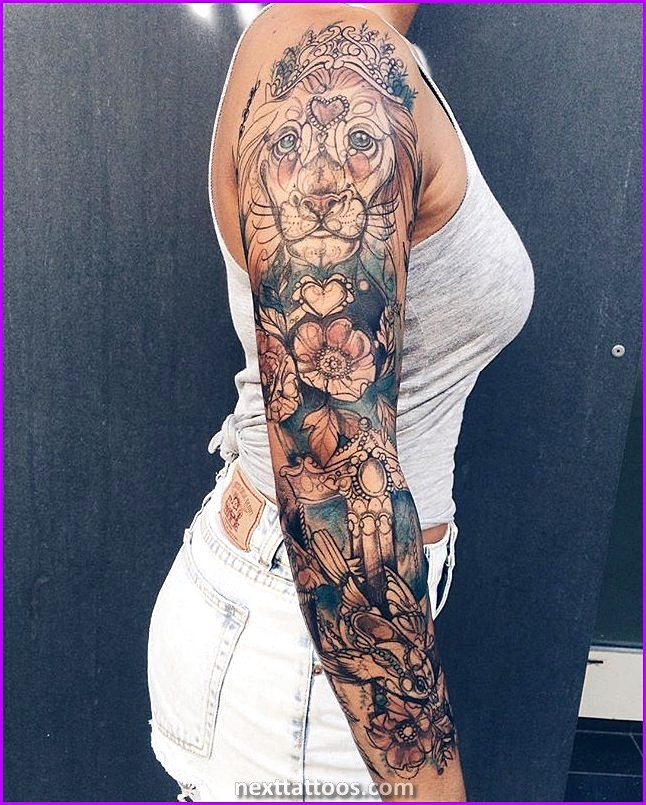 Half Sleeve Arm Tattoos For Girls