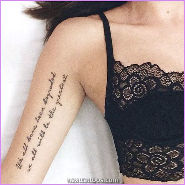 Inner Arm Tattoos For Women
