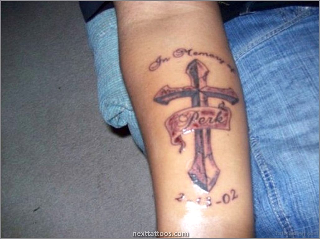 Cross Tattoos For Guys Arms