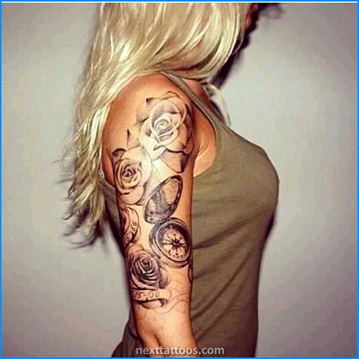 Cute Upper Arm Tattoos For Females
