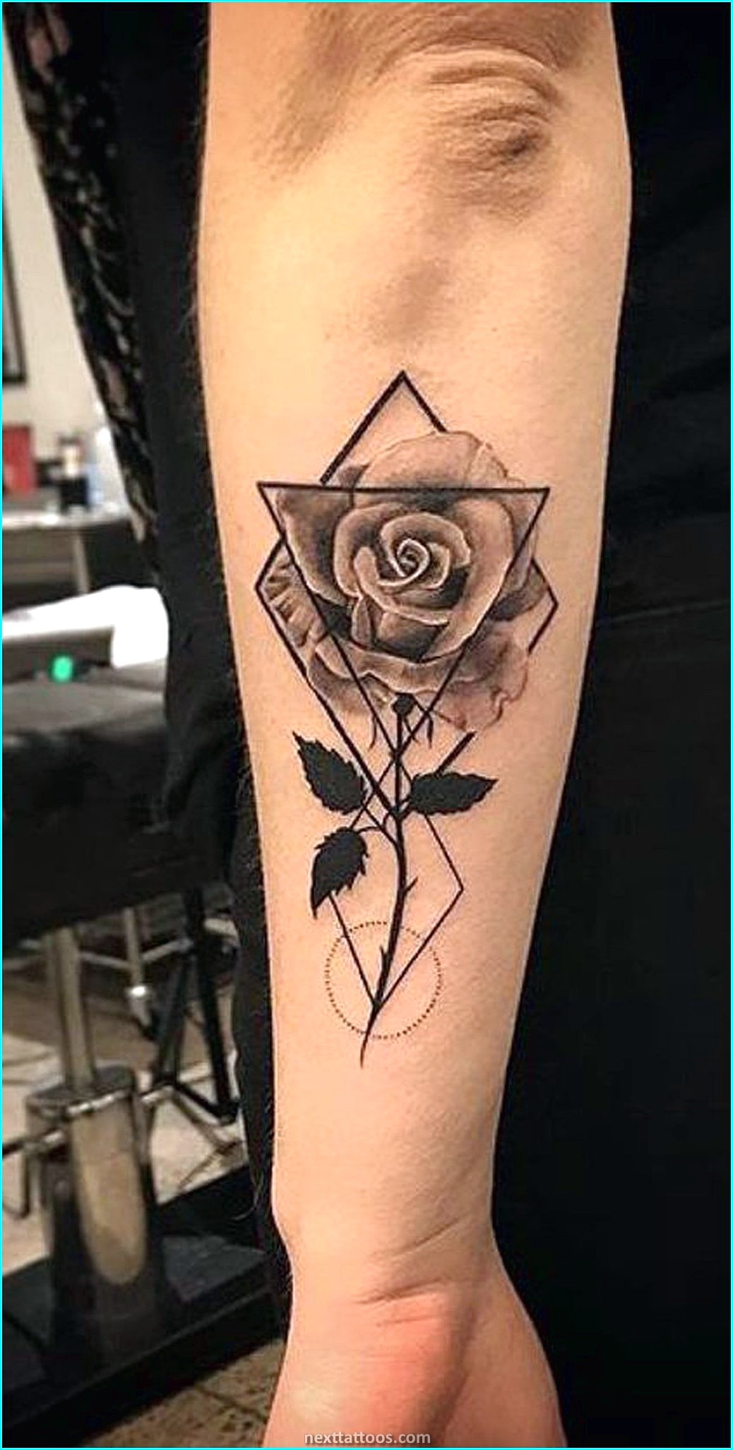 Women's Rose Tattoos on Arm