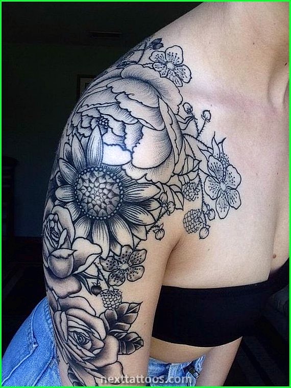 Women's Arm Half Sleeve Tattoos
