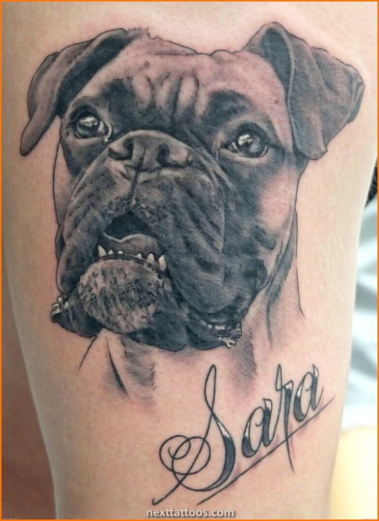 Small Dog Tattoos For Females