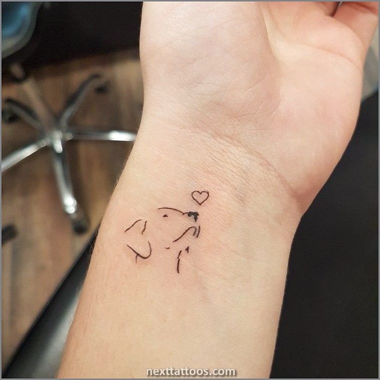 Small Dog Tattoos For Females