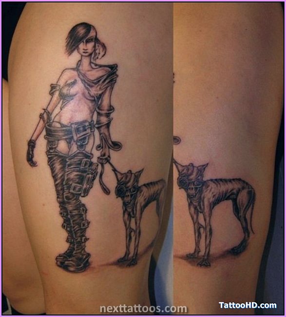 Small Dog Tattoos For Females