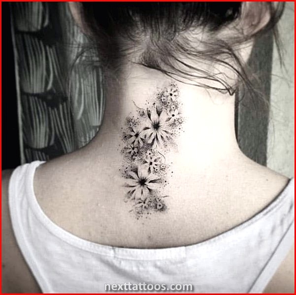 Back of Neck Tattoos For Females