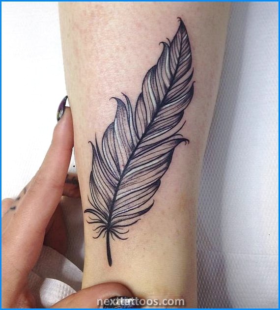 Women's Feather Tattoo Designs and Their Meanings