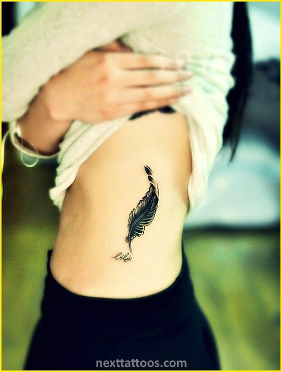 Women's Feather Tattoo Designs and Their Meanings