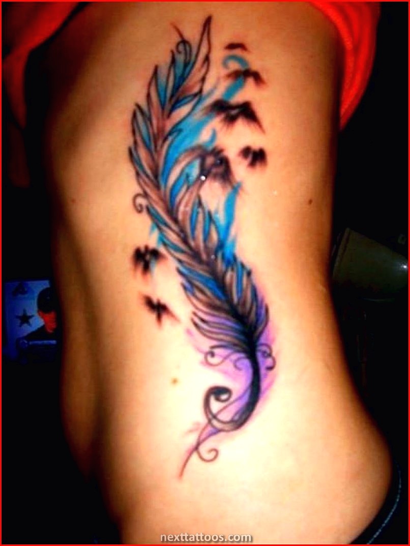 Women's Feather Tattoo Designs and Their Meanings