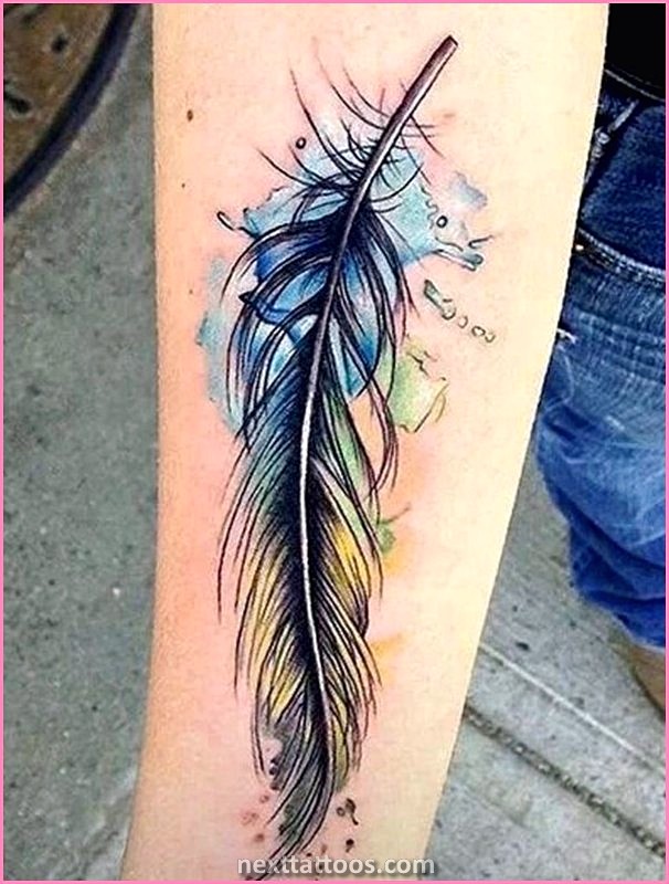 Women's Feather Tattoo Designs and Their Meanings
